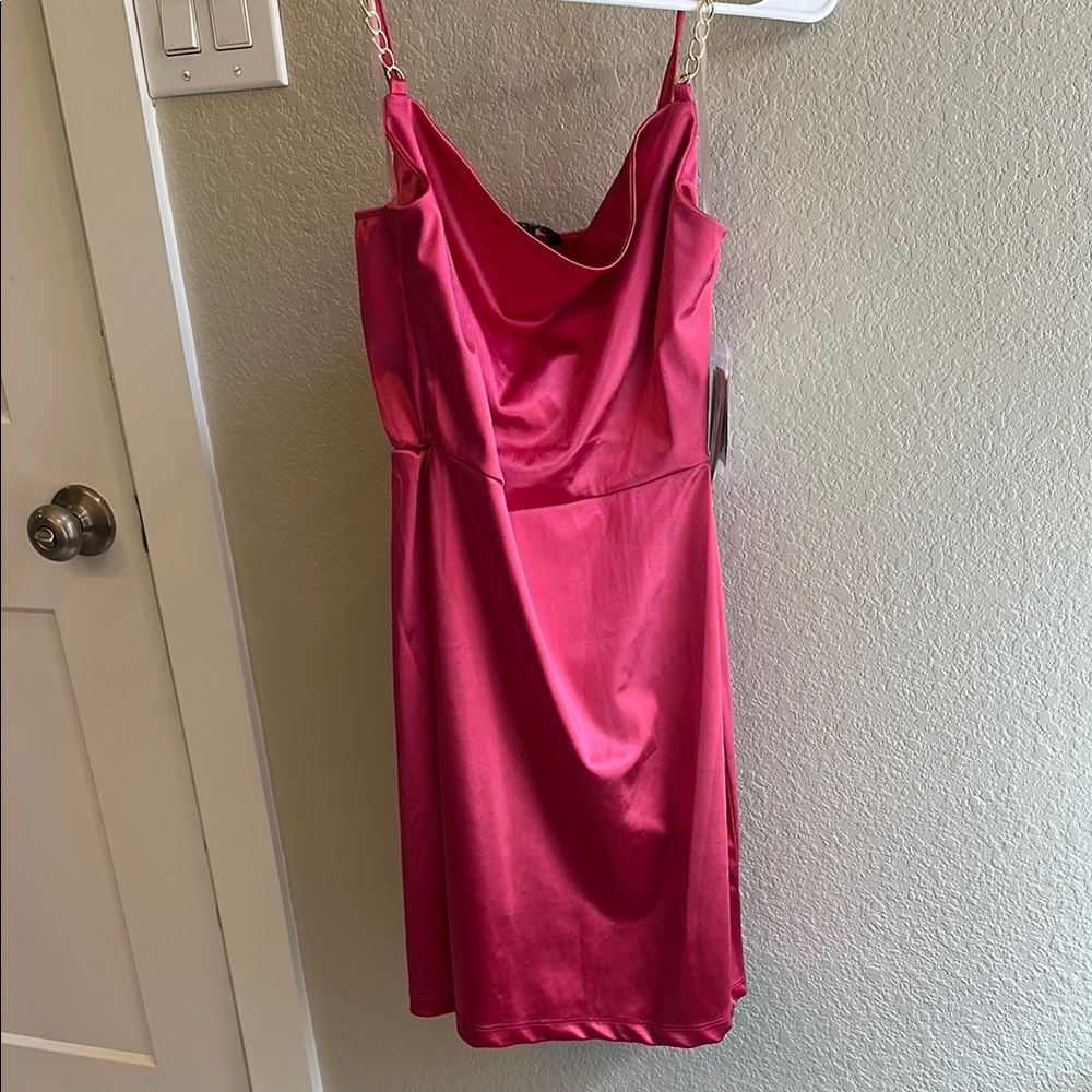 Planet Gold Fuchsia Mini Dress NWT